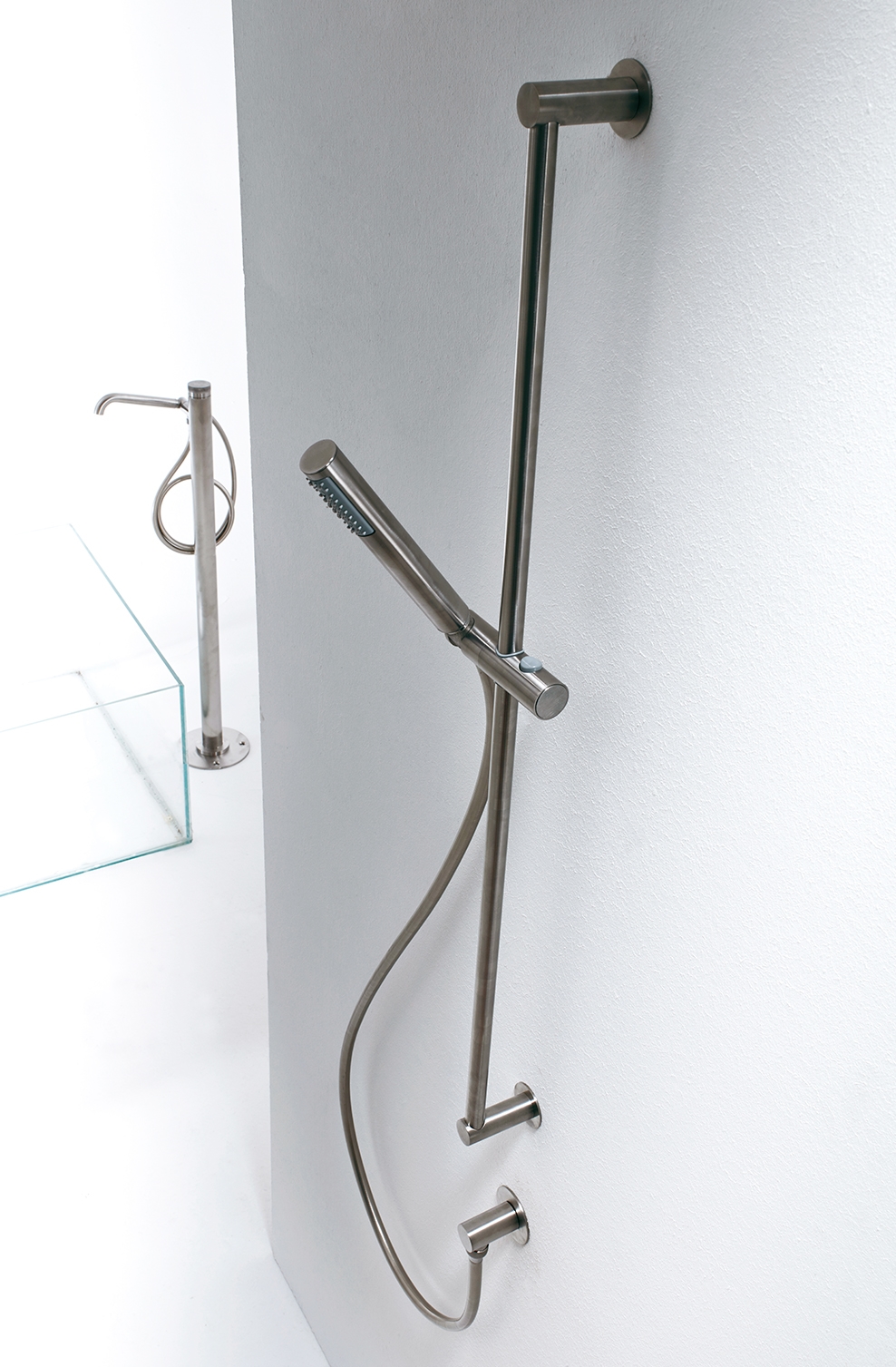 I00198 Потолочный & настенный душ Cubic Reg 100 x 100 mm BOSSINI  - Вид №5