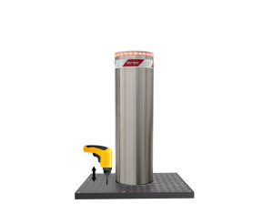 Полуавтоматический боллард с высоким уровнем безопасности