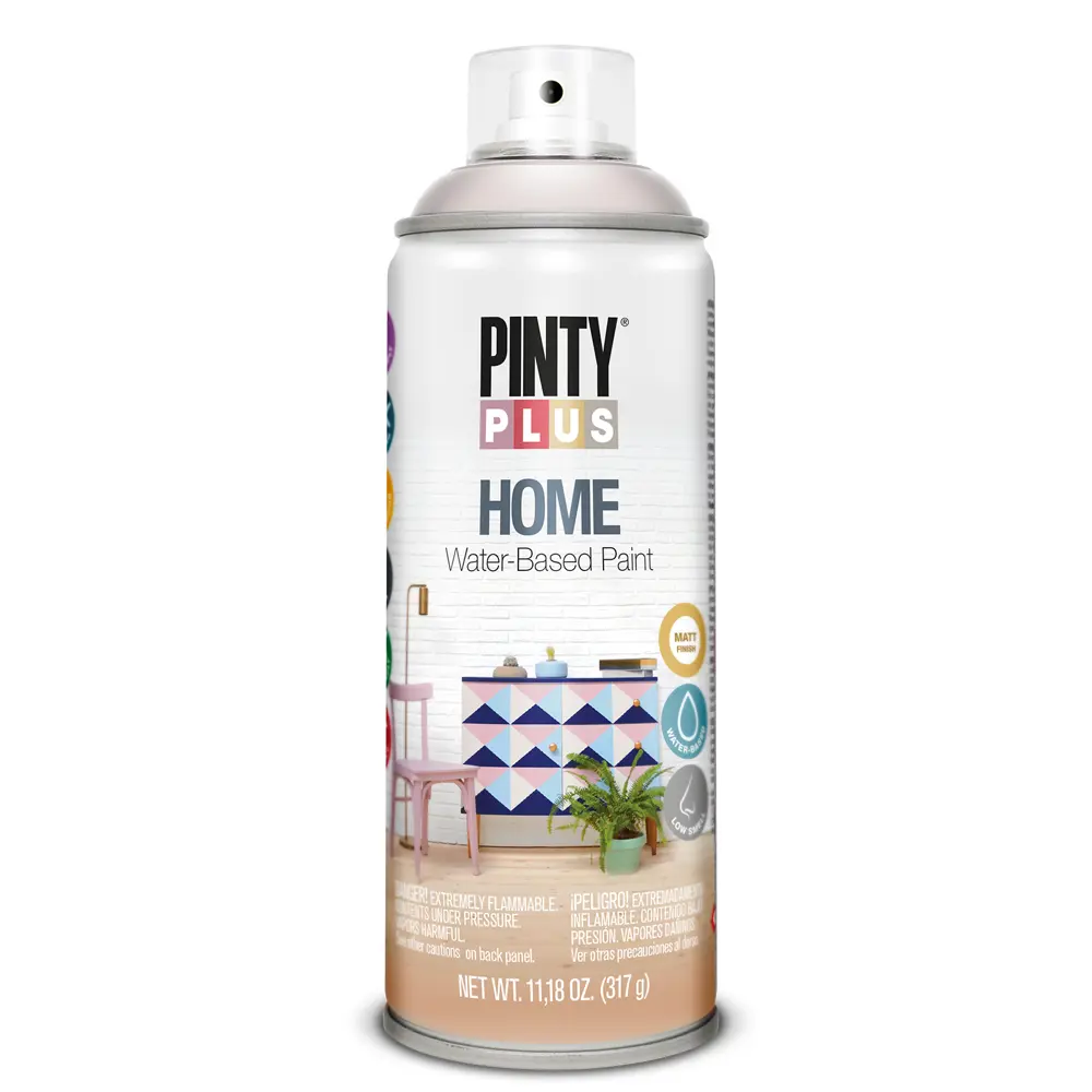 Краска аэрозольная Pinty Plus Home цвет темный лен 520 мл Santreyd STLM-2097708