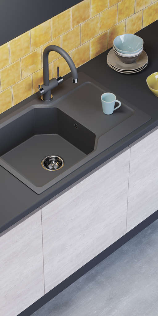 Кухонная мойка Yonaka 78-LB BL OMOIKIRI 4993341 - Вид №1