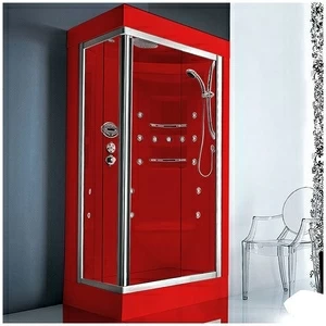 Душевая кабина Gruppo treesse Acquazzurra 80х100 STI-B7536S-K белая с гидромассажем угловая левая