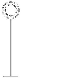 KAISHI Лампа заземления Makeup Ks6310f-led - Вид №12