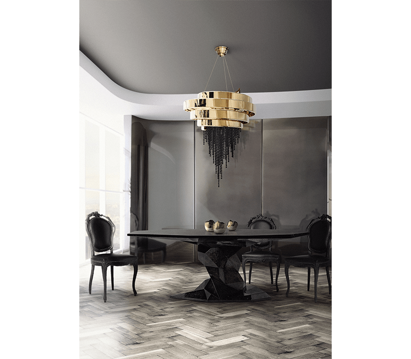 0-199 Черный обеденный стол бонсай Boca Do Lobo  - Вид №11