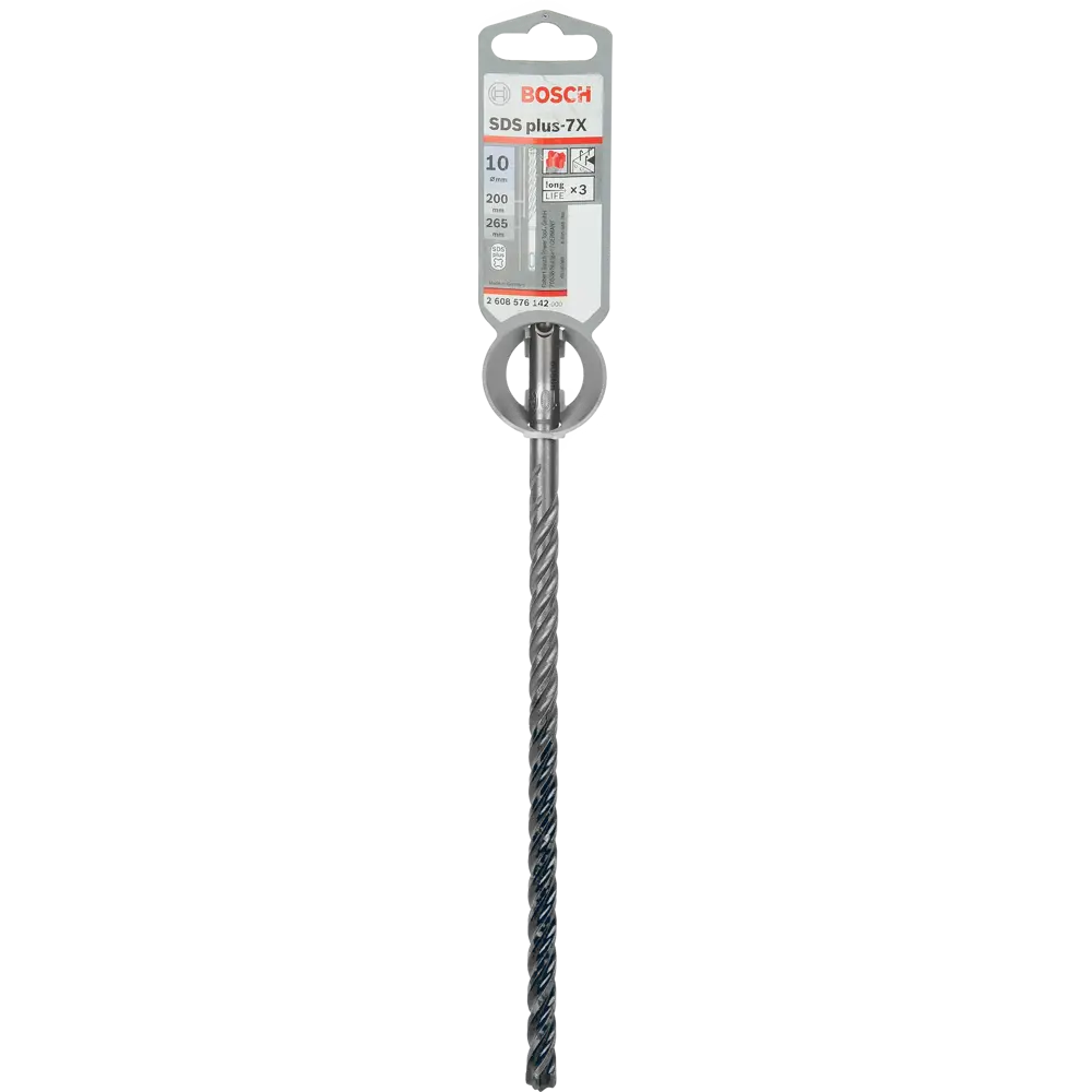 Бур по бетону SDS-plus Bosch SDS Plus-7X 10x265 мм BOSCH PROFESSIONAL STLM-2170908 - Вид №3