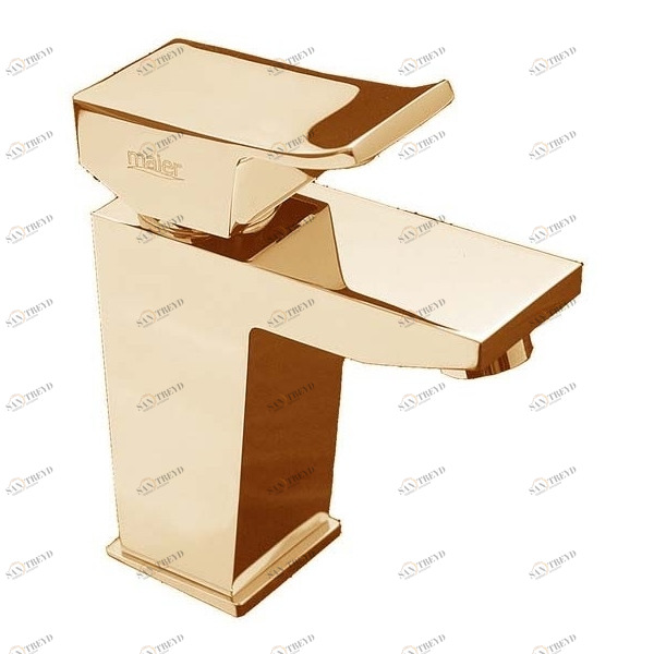 Однорычажный смеситель для раковины с клапаном клик-клак 52.004G MAIER SURF 52004G