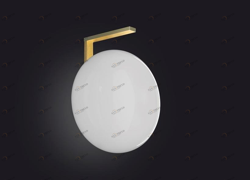 Oluce Бра с прямым светом из дутого стекла Alba sun-id-1479579