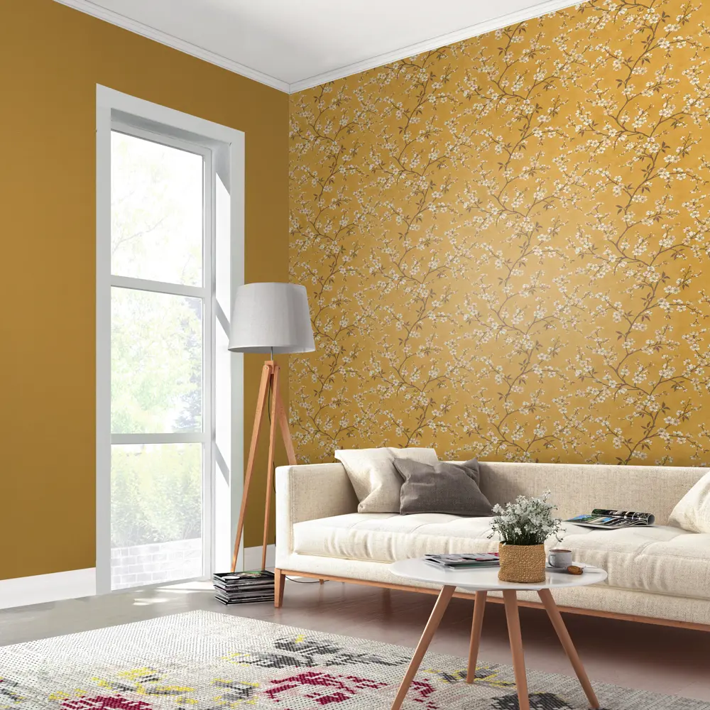 Обои флизелиновые Rasch Denzo оранжевые 0.53 м 456721 STLM-2179829 - Вид №6