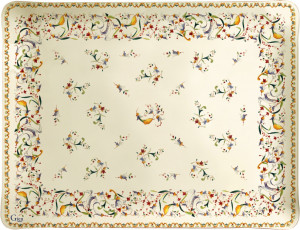 10644793 Gien Поднос сервировочный Gien Тоскана 46x36см, акрил Акрил