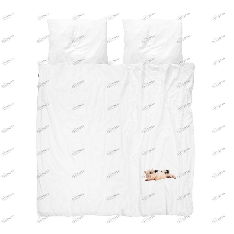 Комплект постельного белья "Поросенок белый" 200 х 220 см SNURK MISSPEGGYWHITE200X220