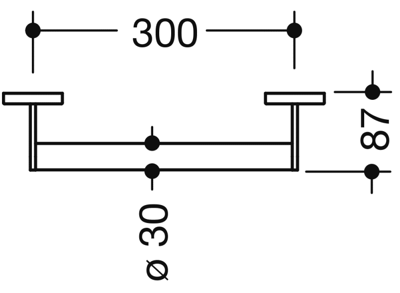 900.36.03040 ручка для захвата HEWI System 900 - Вид №2