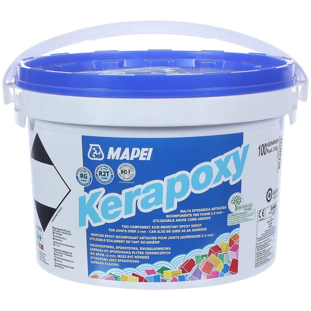 Затирка эпоксидная Mapei Kerapoxy N100 цвет белый 2 кг Без серии STLM-2130781 - Вид №3