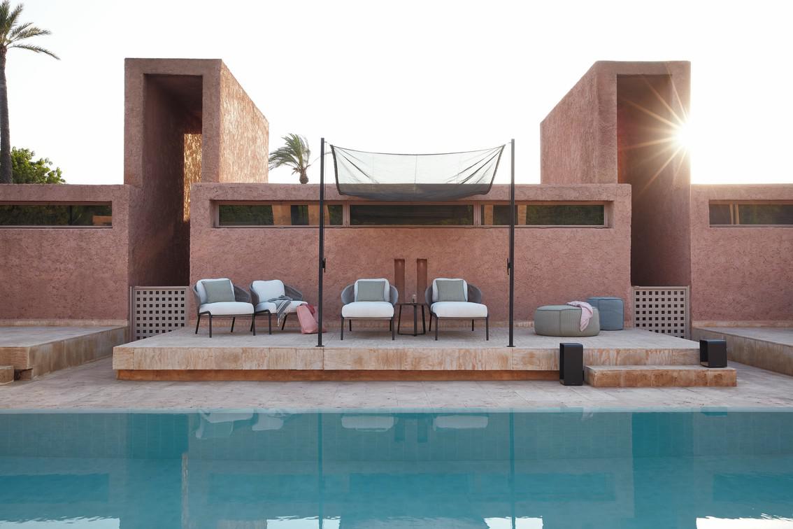 MNST321 Шезлонг лава бронза Manutti Radius - Вид №14