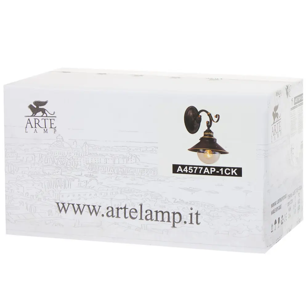 Бра Grazioso 1xE27x60 Вт, цвет шоколад Arte Lamp STLM-2171666 - Вид №8