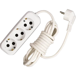 Удлинитель с заземлением Duwi 3 розетки, 3 м
