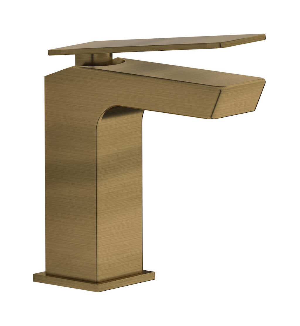 Минисмеситель для раковины на 1 отверстие в комплекте с донным клапаном WE ARE IB k3201mb Modern Bronze K3