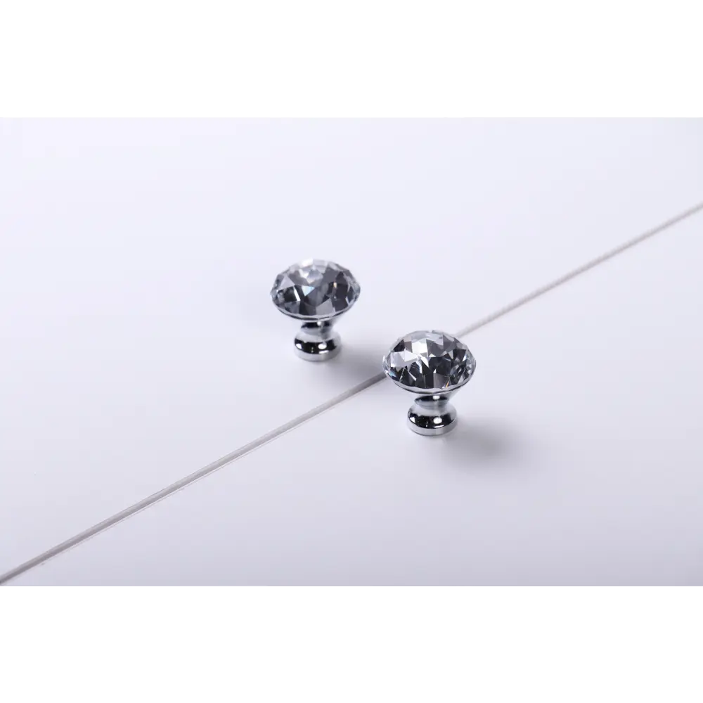 87388723 Ручка-кнопка мебельная L4.KNOB07CRT стекло цвет прозрачный STLM-1012080 LARVIJ  - Вид №3