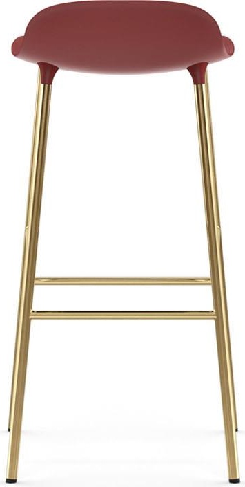 1400941 Barstool 75 cm Brass Red Normann Copenhagen Form - Вид №3