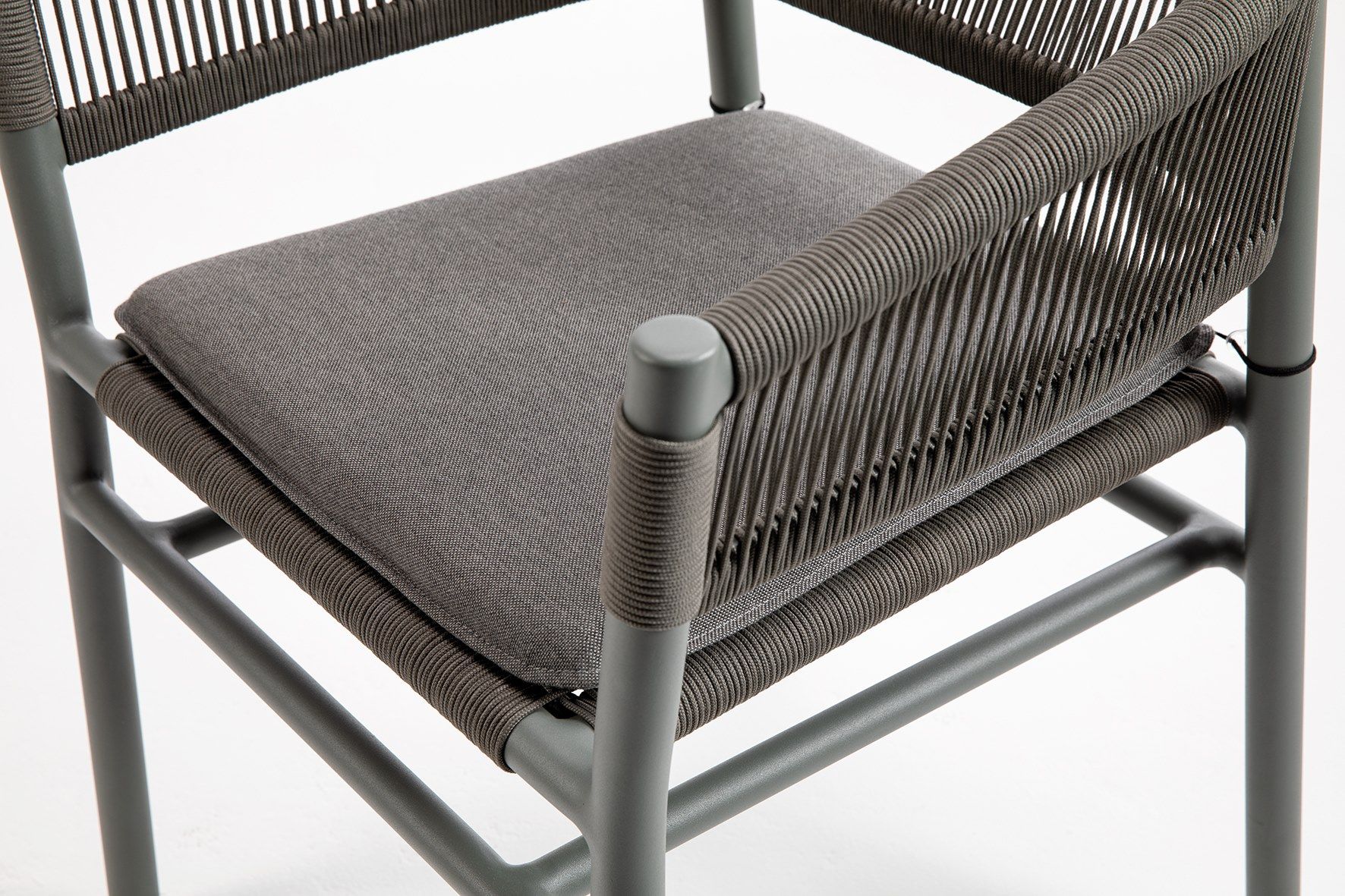 Веревочный штабелируемый садовый стул Ethimo ARCH-00142118 - Вид №10