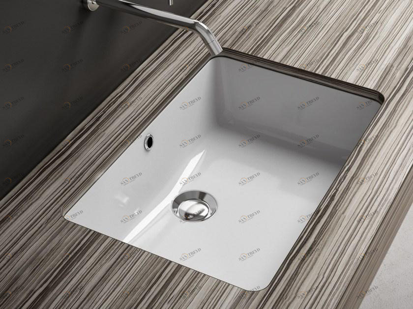 Lil4456001 Накладная раковина под столешницу  овальная Olympia Ceramica LAVABI D'ARREDO