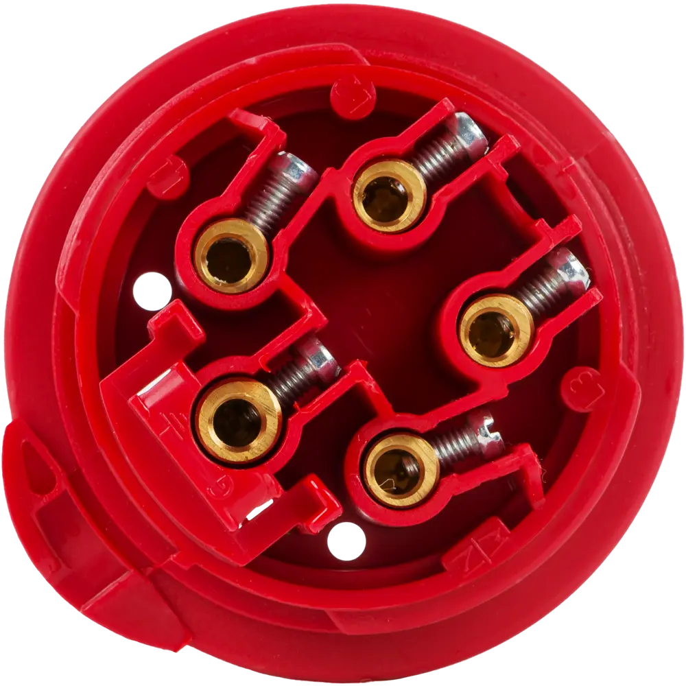 Вилка с заземлением Abb Icat ноль 32 А 380 В цвет красный STLM-2020748 - Вид №3