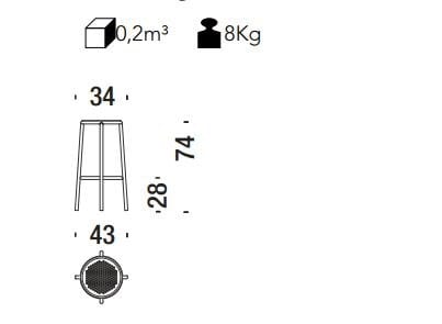 Алюминиевый садовый стул MOROSO Ницца ARCH-00075204 - Вид №3