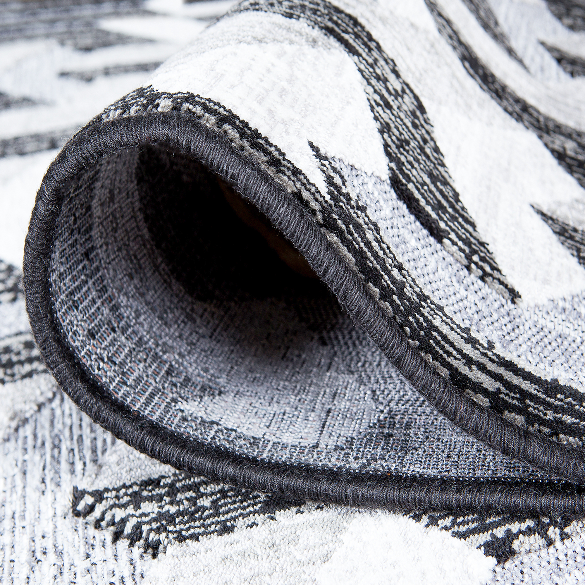 82186653 Ковер вискоза Рим 703X 75х150 cм цвет черный STLM-0021602 CTIM  - Вид №2