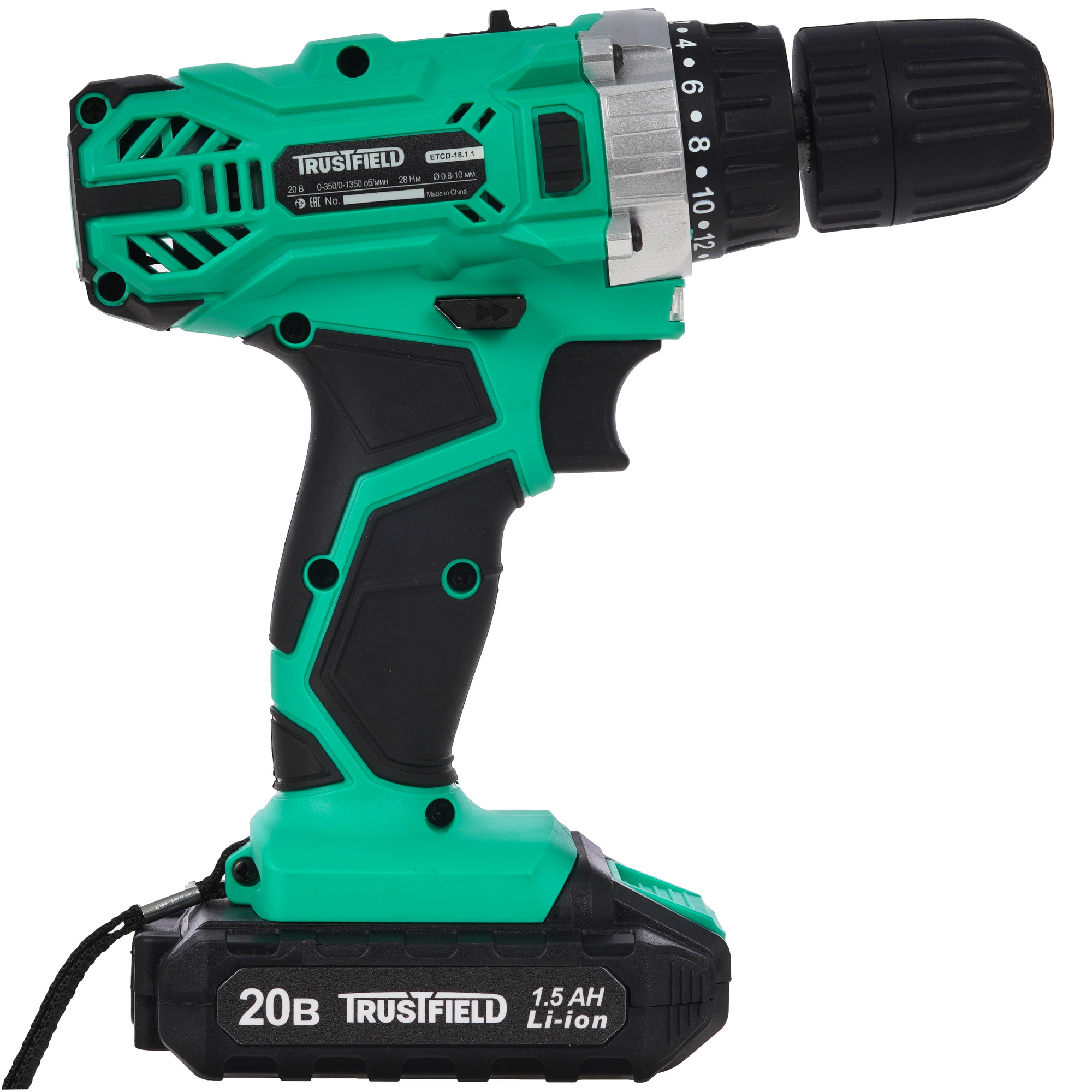Дрель-шуруповерт TRUSTFIELD ETCD-18.2.1 9179684 STDN-0028832 - Вид №2