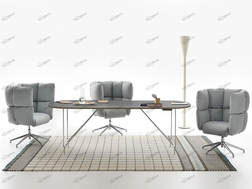 Manerba Стол / стол для переговоров из дерева Litta sun-id-1372123