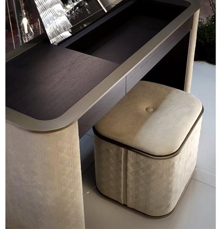 Reflex Прямоугольный кожаный пуф с обивкой San marco sun-id-1503912 - Вид №1