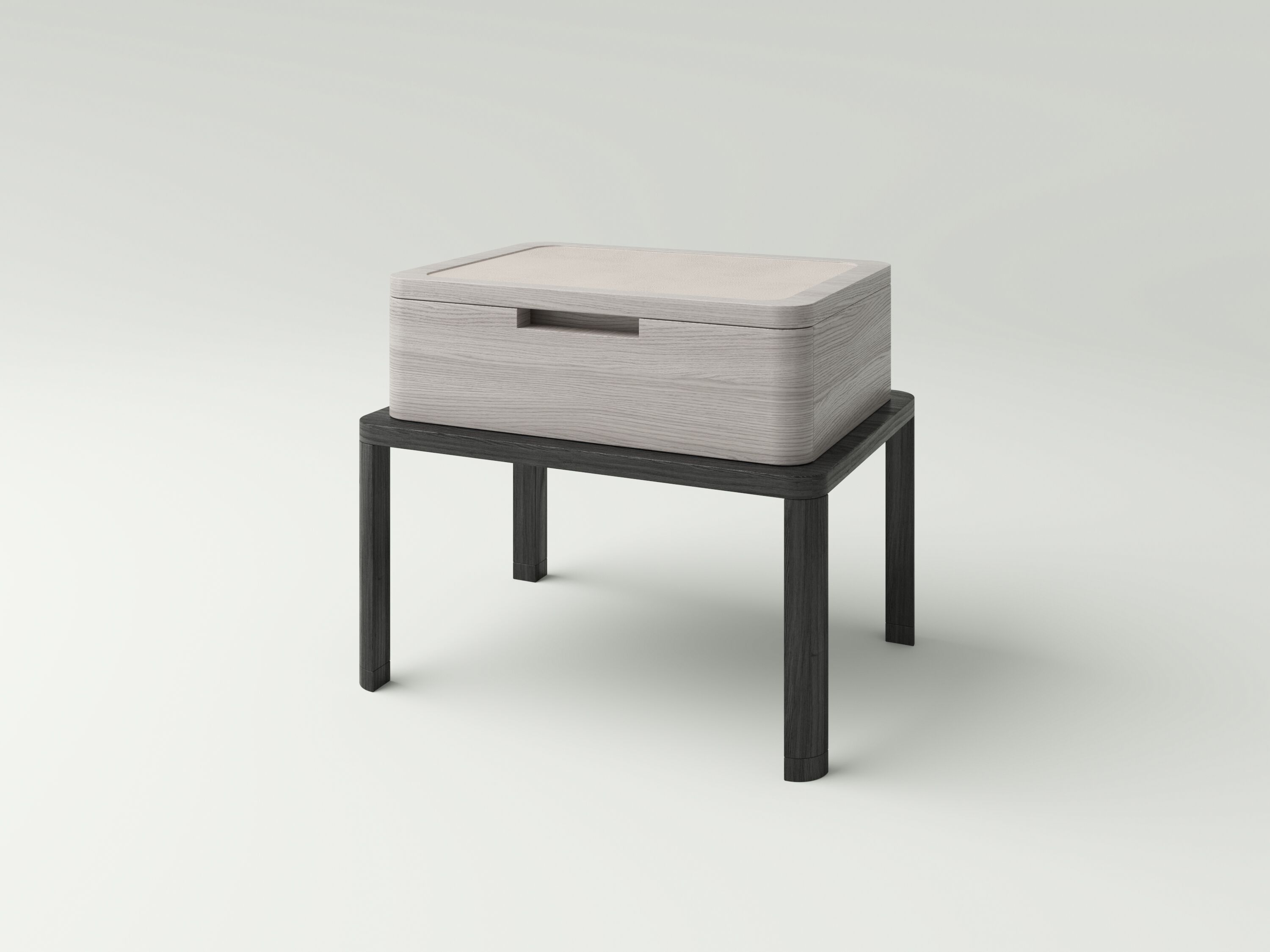 Прямоугольная тумбочка из дуба NITZAN HOME SARAH ARCH-00147305 - Вид №1