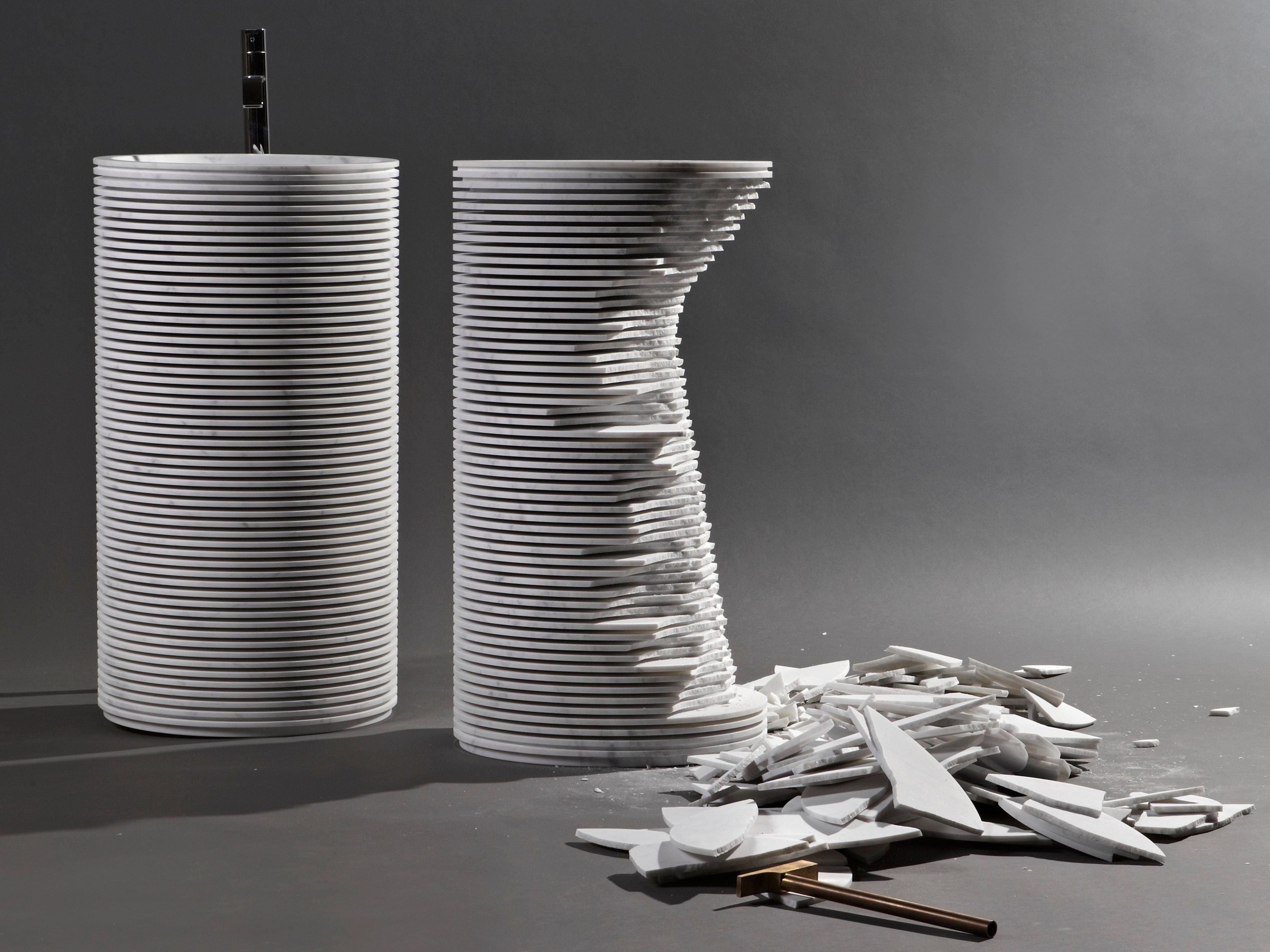 Отдельно стоящая мраморная раковина Antoniolupi INTROVERSO ARCH-00086516 - Вид №3