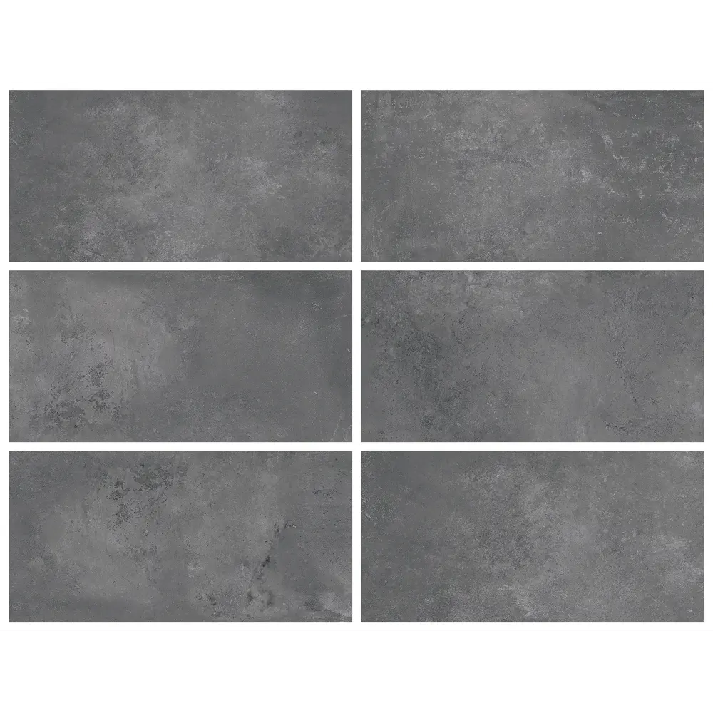 Нефрит-Керамика Флисс — настенная плитка графит для стильного интерьера 89232590 STLM-0944183 - Вид №2