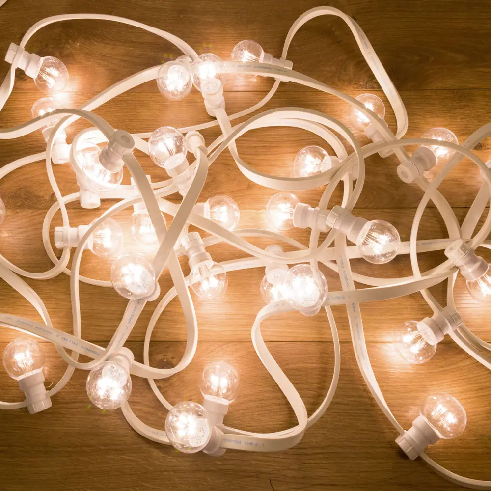 Гирлянда белт-лайт из лампочек Neon-Night Belt Light 10 м 30 ламп цвет белый Santreyd STLM-2156070