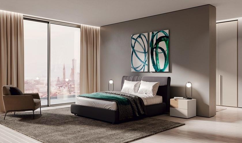 Febal Casa Лаковая прикроватная тумба с ящиками Jean sun-id-1493924 - Вид №1