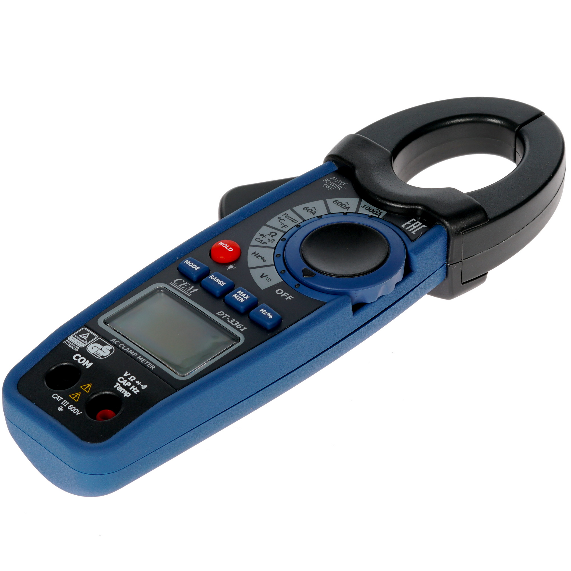 Клещи токоизмерительные CEM DT-3361 1092612 STDN-0025179 - Вид №2