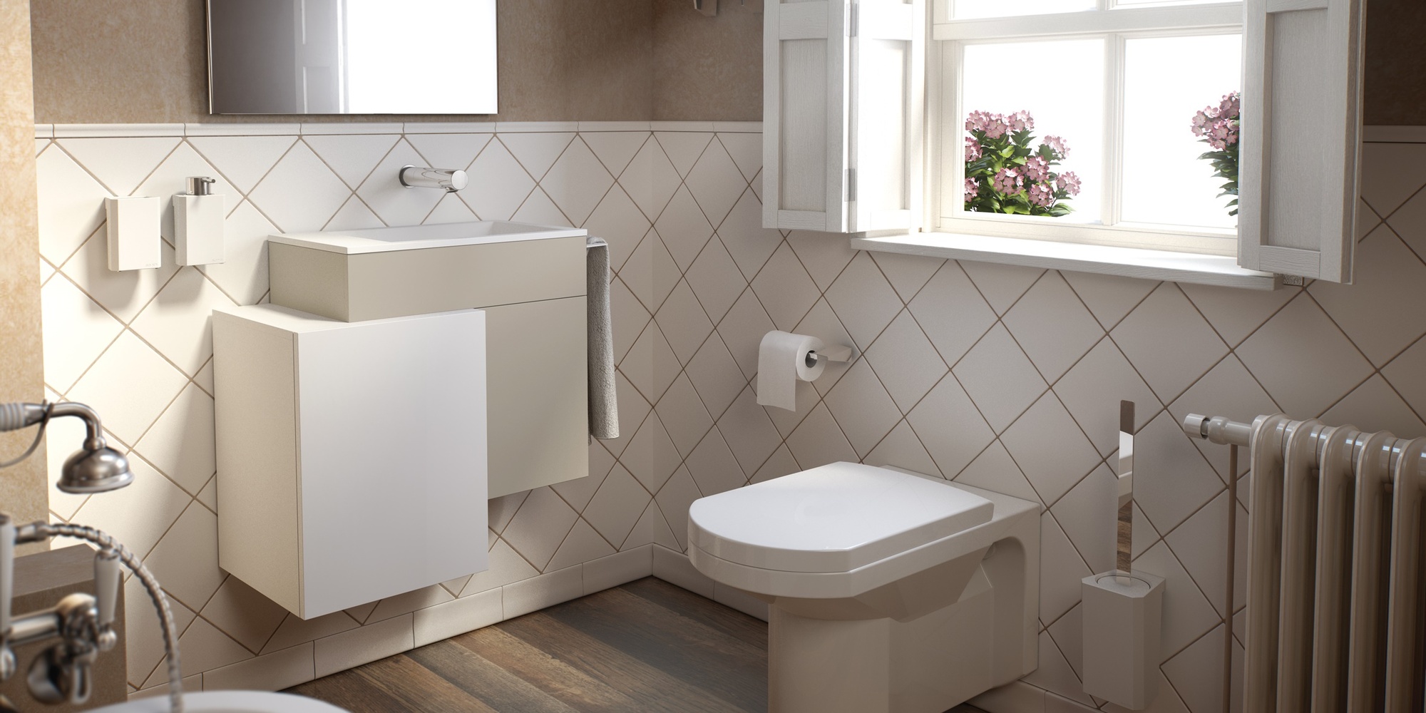 Sonia Комплект мебели для ванной 2 PUZZLE PUZZLE2 - Вид №1