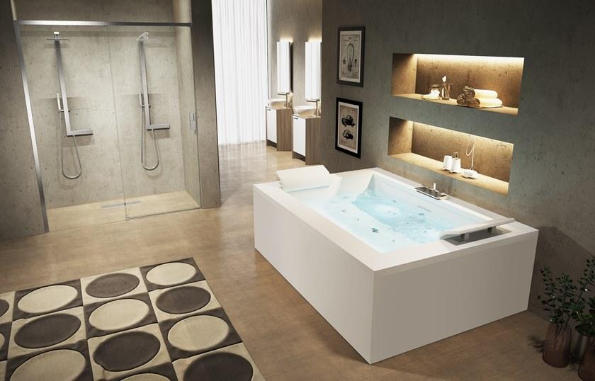 NOVELLINI 2-х местная прямоугольная ванна Sense sun-id-1449633 - Вид №1