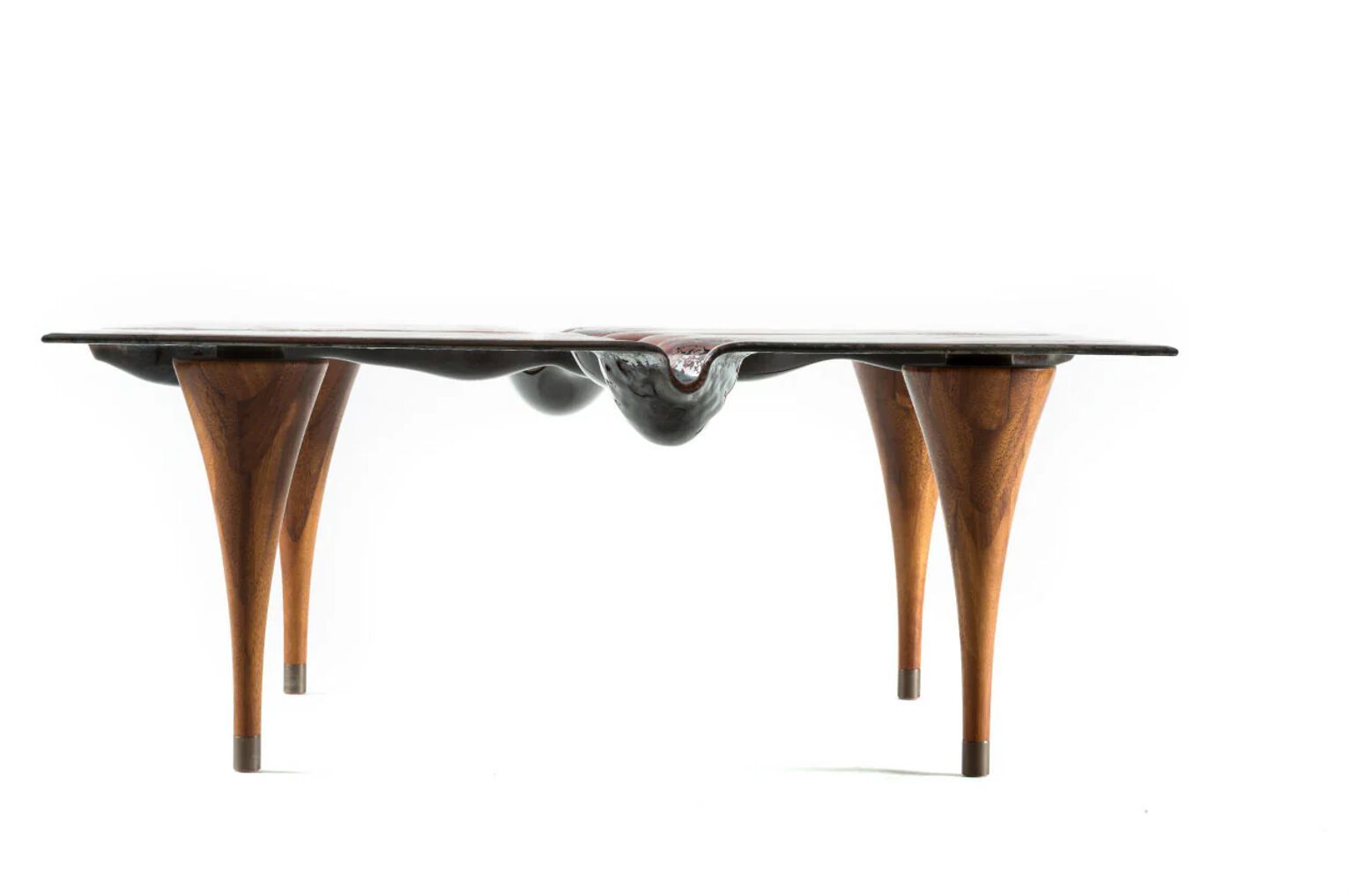 Квадратный стеклянный журнальный столик PlusObject Mars ARCH-00051593