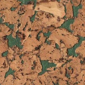 Пробка CorkStyle Wall design Monte Green (Гладкая) 600х300 мм.