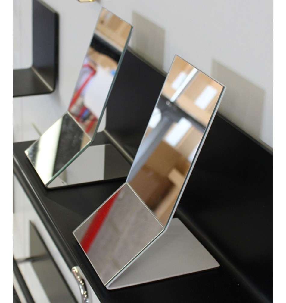 FROST Зеркало 4122, настольное » черное Нержавеющая сталь Черный U4122-B  - Вид №1