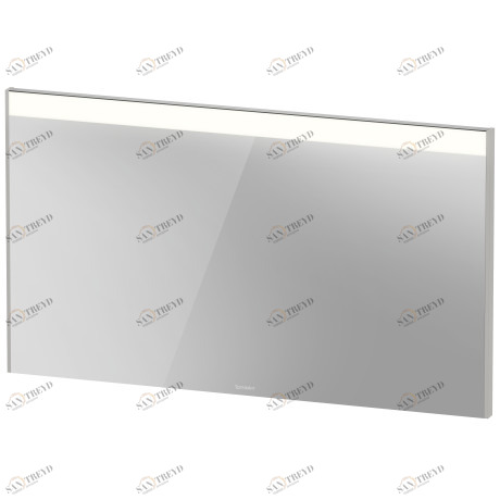 BR702400707 Зеркало с подсветкой Brioso #BR7024 1220 x 35 мм Бетонно-серый матовый декор Duravit