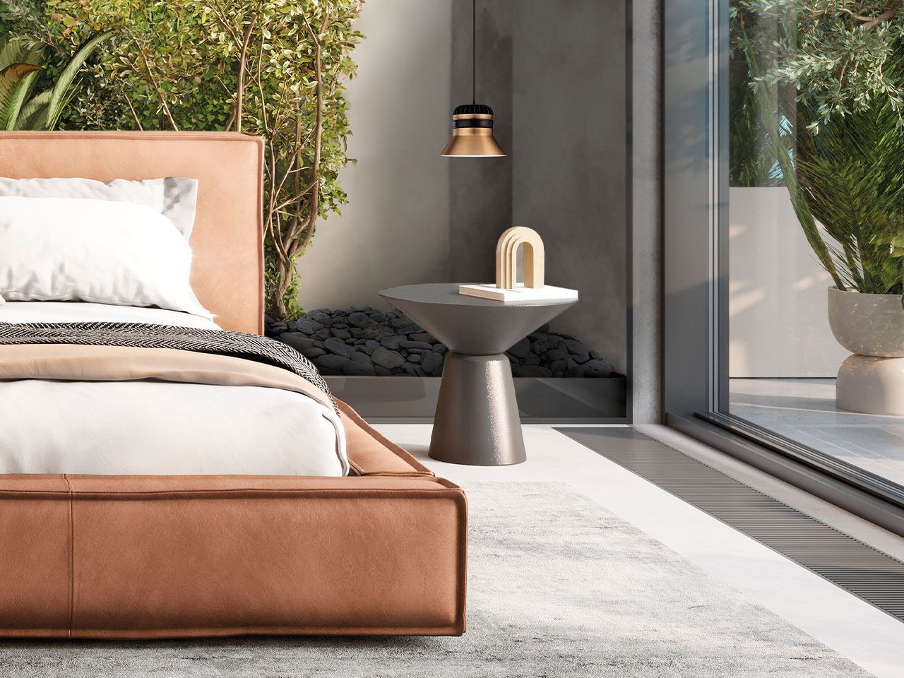 Матовый стеклянный светодиодный подвесной светильник Masiero Cordea ARCH-00011942 - Вид №1