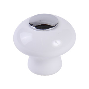 Мебельная ручка  Кноб, 28x30x30 мм, белый LJPS0149 Public Steel Россия