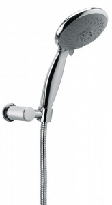 826 / N Душевой набор с регулируемым кронштейном, 3-х функциональный ручной душ и мм. Шланг с двойной блокировкой 1500, конический 1/2 дюйма. Bongio Wellness