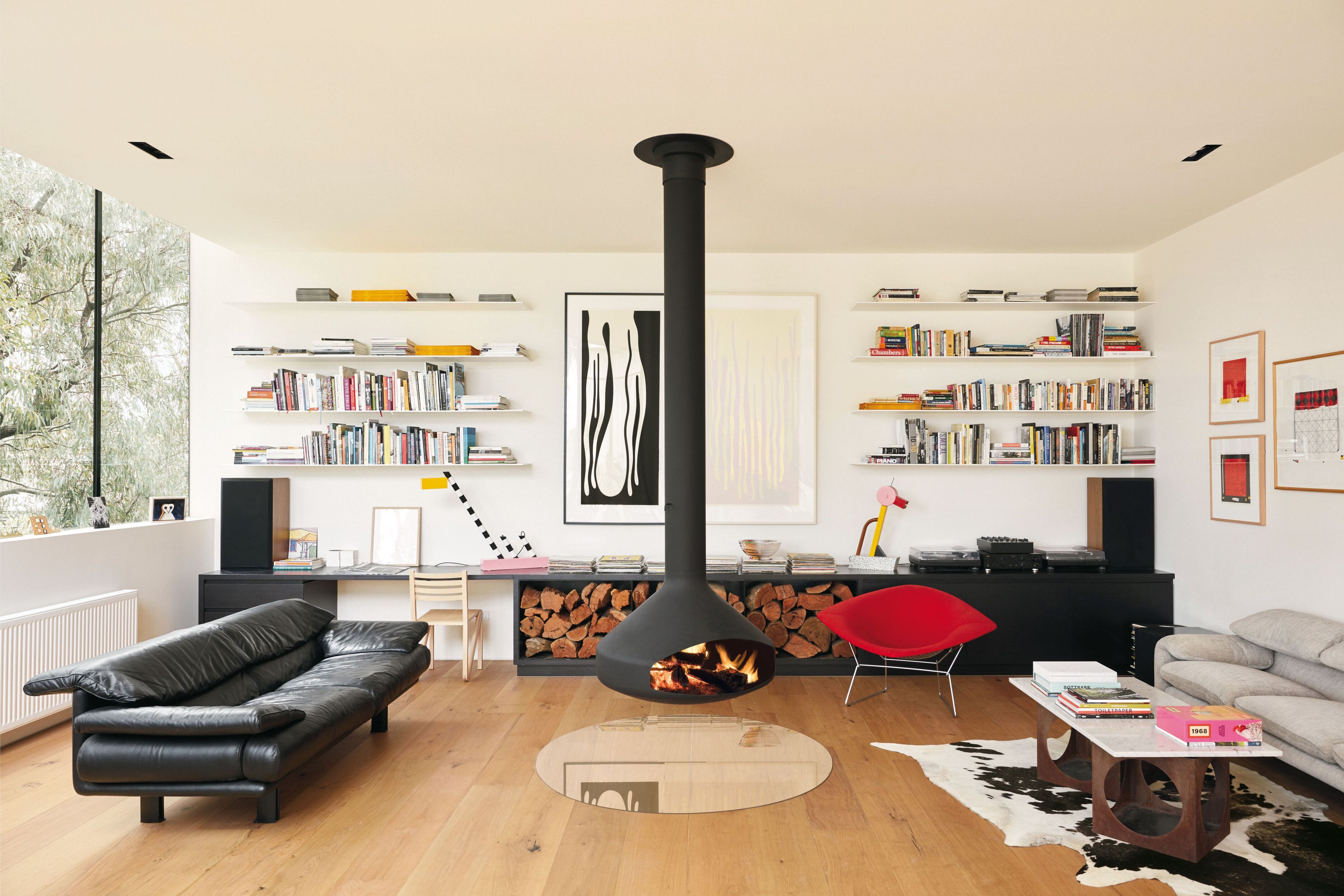 Стальной подвесной декоративный камин Focus creation Ergofocus ARCH-00116292 - Вид №2