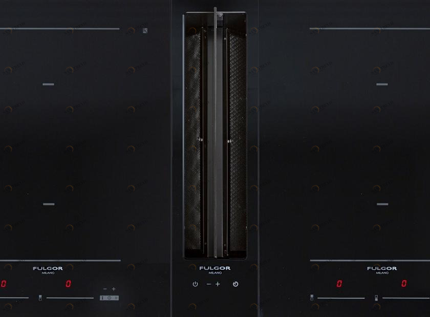 Fulgor Milano Встроенная стеклокерамическая вытяжка с сенсорным управлением класса а + Cluster concept Fphd 52 ts bk 