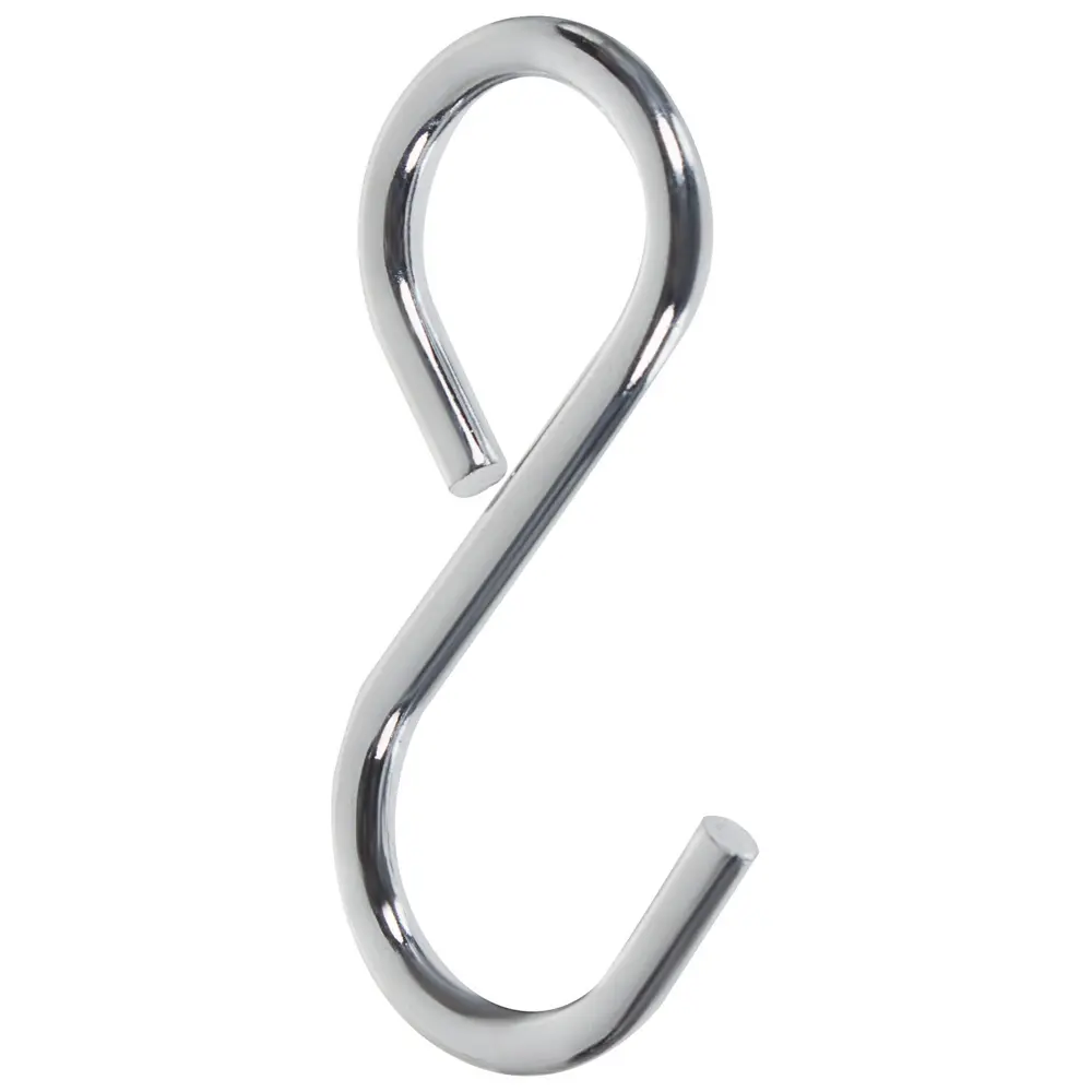 Набор несъемных крючков Delinia 2.4x5.7 см сталь цвет хром 5 шт STLM-2100373