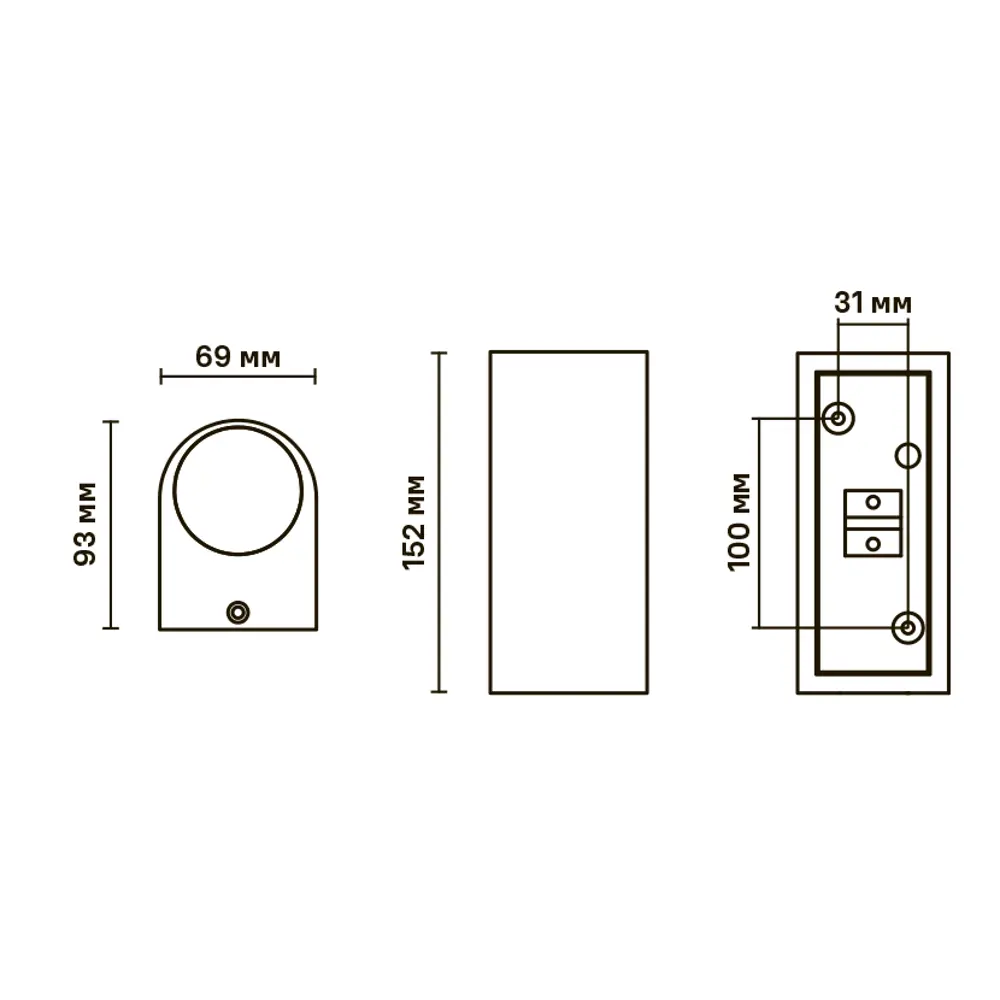 Светильник уличный настенный Kreaforta Andoma 35 Вт IP44 цвет черный STLM-2138036 - Вид №8