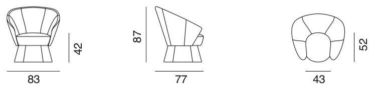 de Sede Поворотное кожаное кресло с подлокотниками Ds-163 sun-id-1452684 - Вид №6