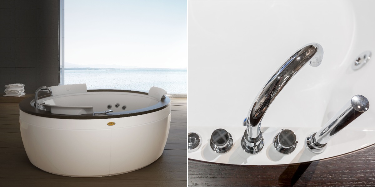 Ванна напольная с гидромассажем "TOP AQS" Nova 9Q43-567A Jacuzzi 9Q43567A - Вид №1